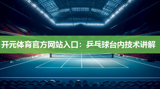 乒乓球台内技术讲解 乒乓球台内技术讲解