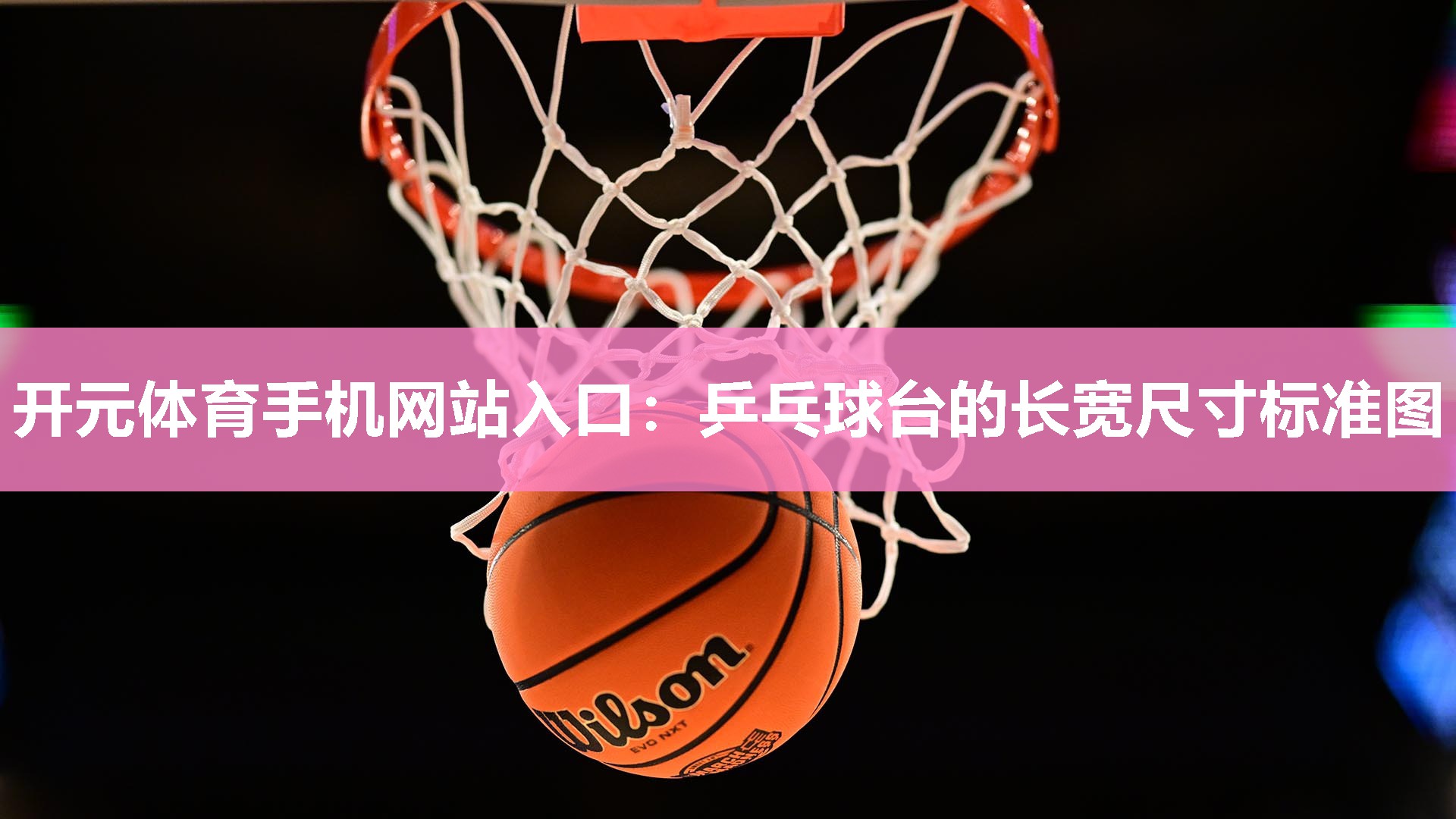 乒乓球台的长宽尺寸标准图