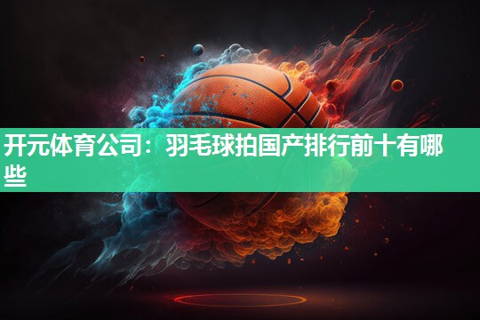 羽毛球拍国产排行前十有哪些