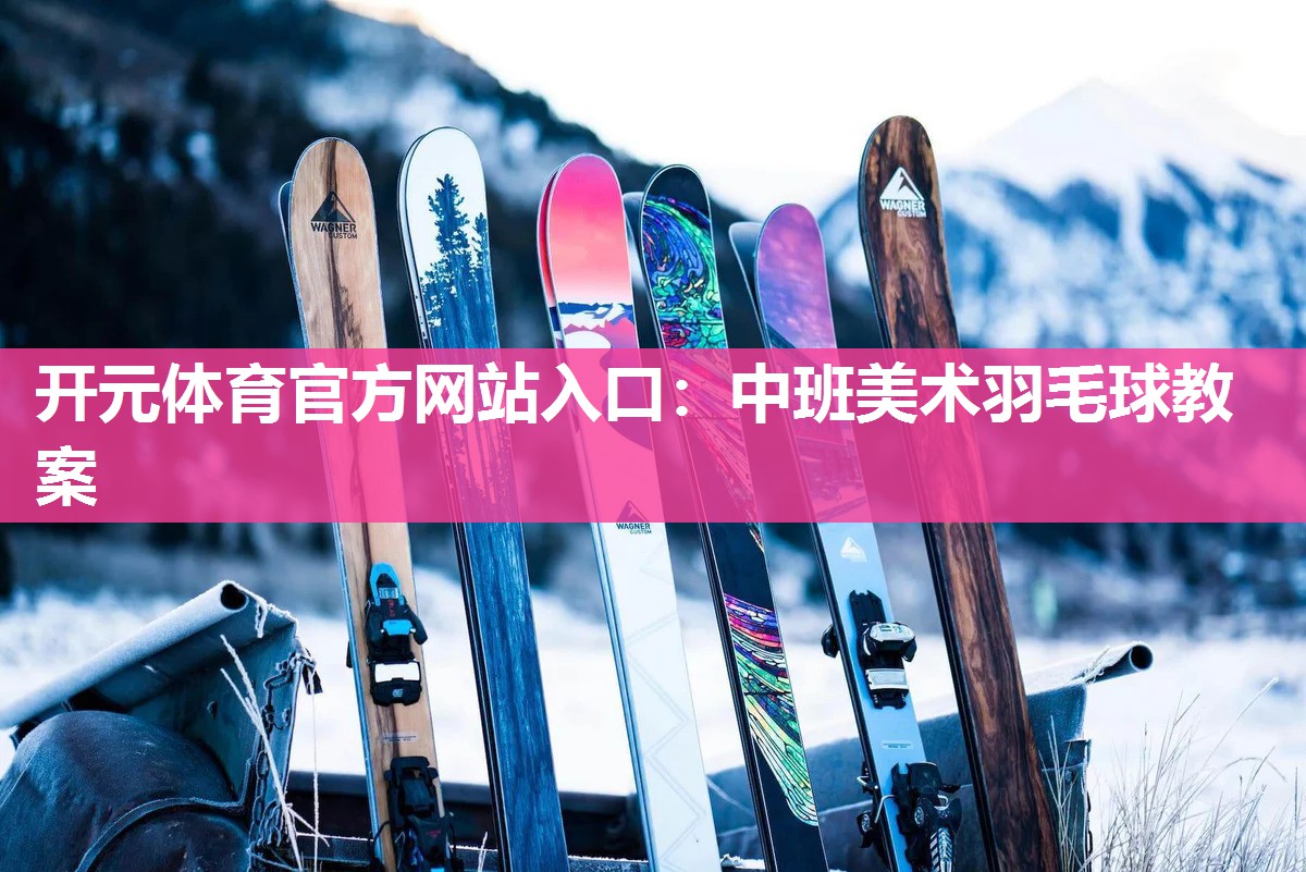 中班美术羽毛球教案
